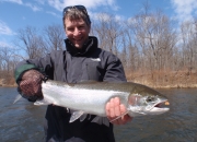 Mark with a beautiful spring steelhead