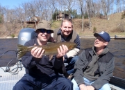 Dave with his first ever steelhead