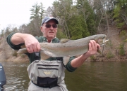 Eric with a nice female steelhead