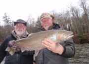 Bert with a nice male steelhead