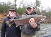 Bert with another nice male steelhead
