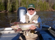 Mark With An Monster 22 inch Rainbow Trout