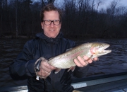 Paul With An Awesome 20 Inch Rainbow Trout