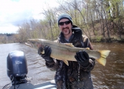 Mike with a late May steelie