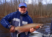 Jeff with a hard fighting buck