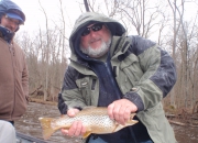 Don with a fat Muskegon River Brown Trout