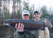 George with a nice Muskegon river steelhead