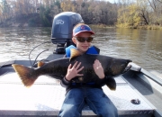 9 yr Old Jordan with a 28lb King Salmon 