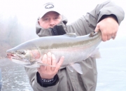 Hard fighting, explosive jumping 2012 fall steelhead