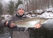 Scott\'s first ever Muskegon River Steelhead