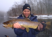 Joe with an outstanding Muskegon River Brown