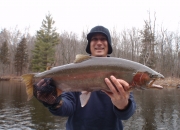Brian with another really nice steelhead