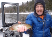 Mark with a Muskegon River Rainbow Trout