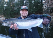 Steve with a great winter steelhead