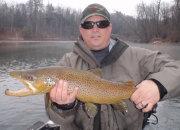 New Years Eve River Brown