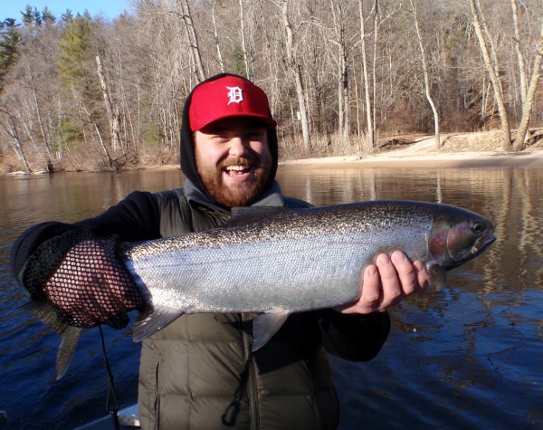 Steve with a 2014 winter steelhead