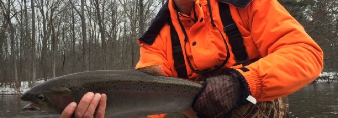 Kurt Experiencing Some Winter Steelheading