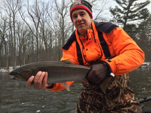 Kurt Experiencing Some Winter Steelheading