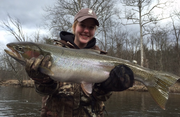 Carissa with a nice big spring hen