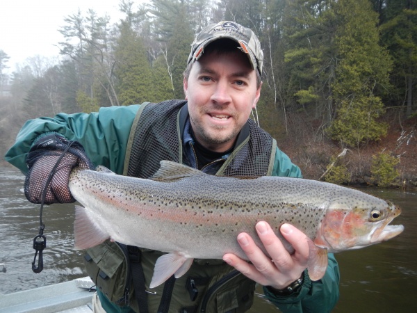 Marty with a nice spring steelhead