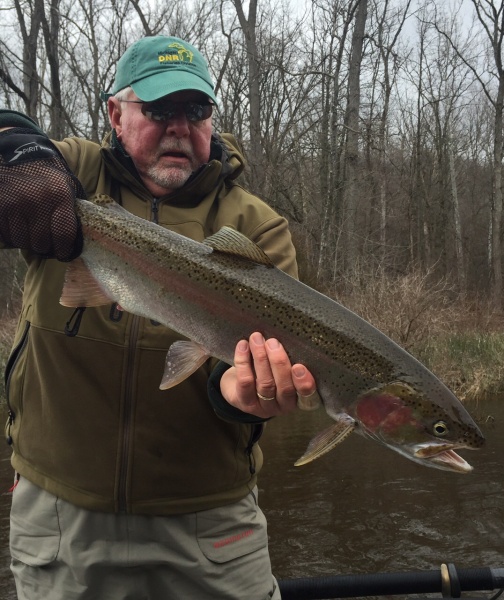 Bert with a nice spring hen