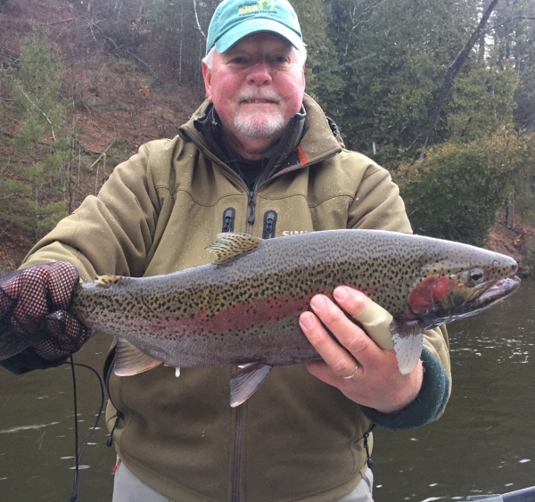 Bert with a nice steelhead