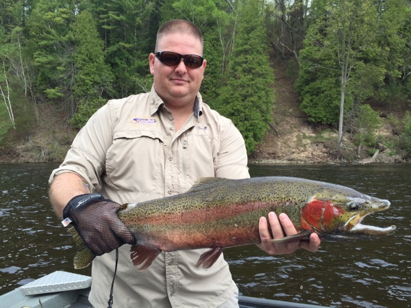 Charles with a 14lb 30 inch alpha buck
