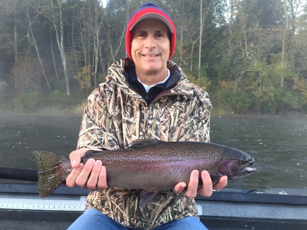 Curtis with an outstanding early October steelhead