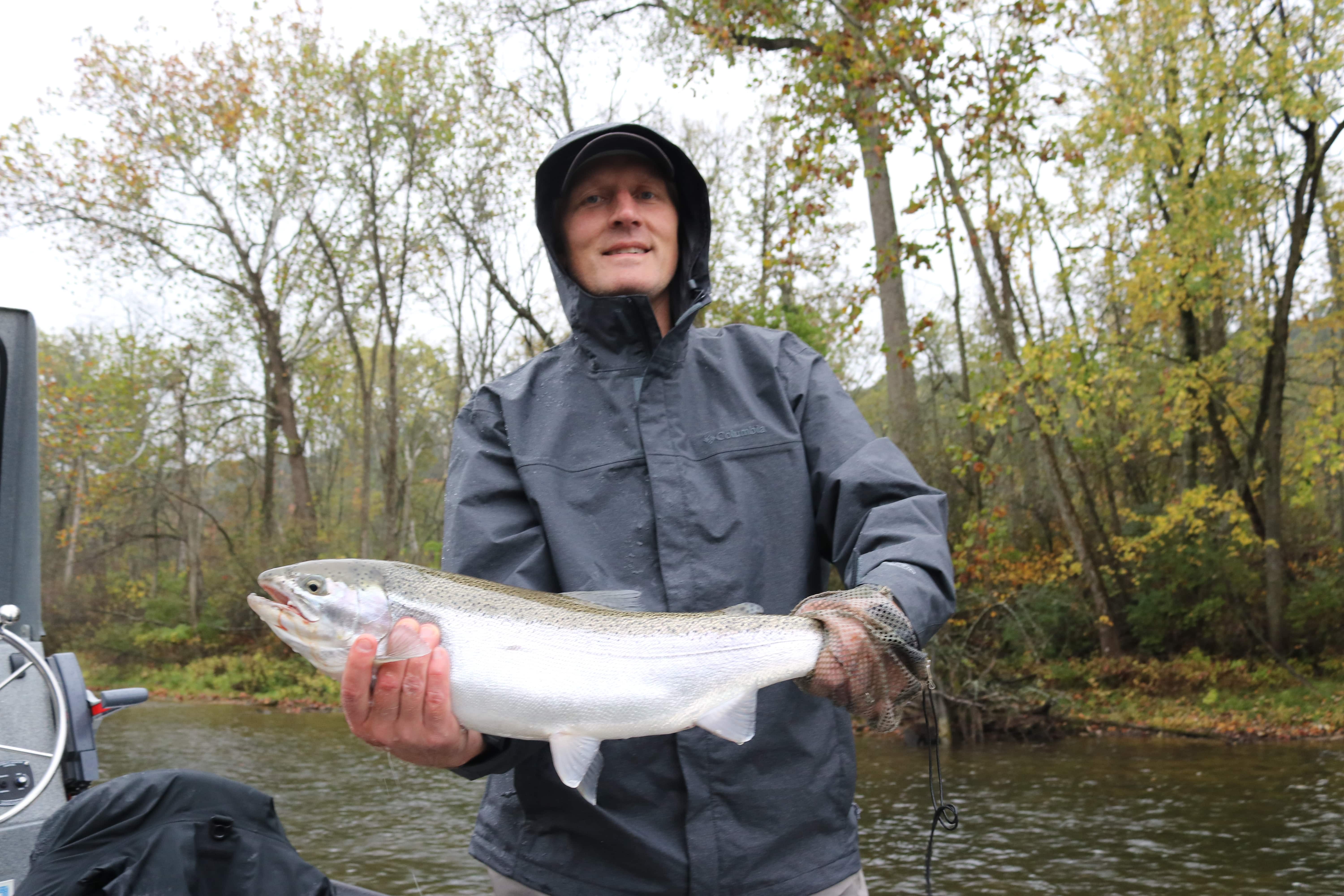 Don’t Be Afraid Of The Rain….Steelhead Love It!