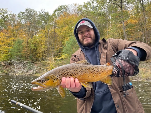 Muskegon River Brown Trout!