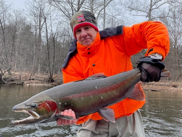 Muskegon River Winter Steelhead Fishing!