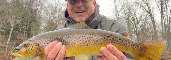 Bad To The Bone!  Brown Trout Fishing The Muskegon River!