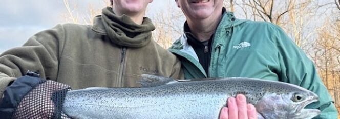 You Never Forget Your First Muskegon River Fall Steelhead On A Fly Rod!