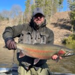 Ben with a beautiful steelhead