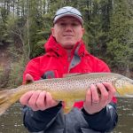 Calvin with a 22inch river brown